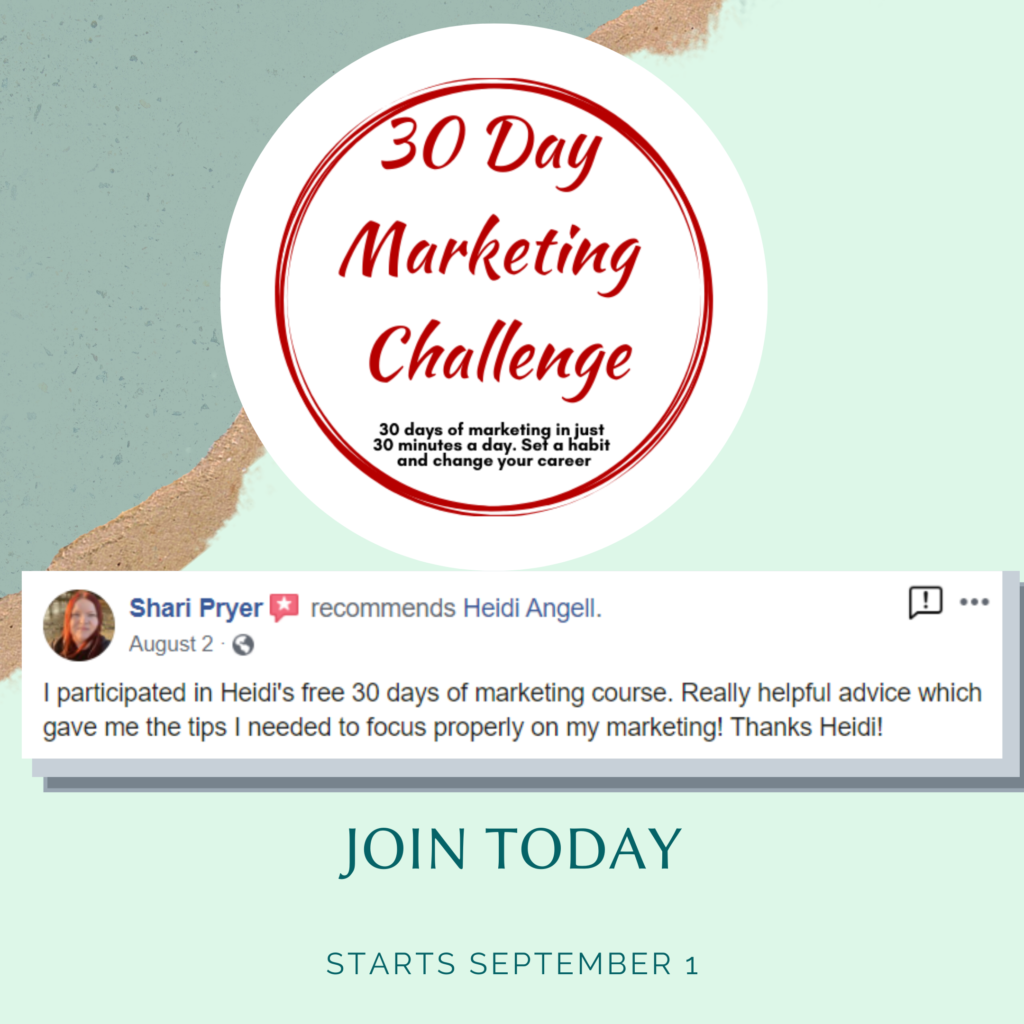 30 Days Marketing Challenge